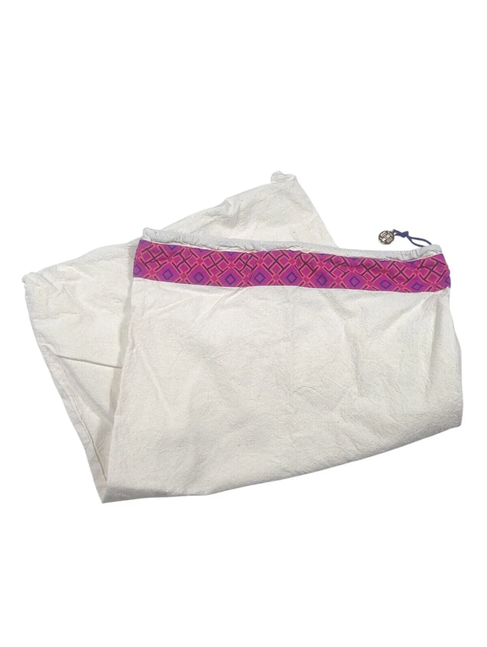 Tory Burch Dust Bag 25x15 Drawstring Handbag Purse Storage Cover Pink Logo